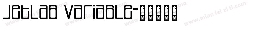 Jetlab Variable字体转换